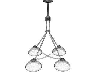 Light Modern Fixture Metropolitan 3D Model preview