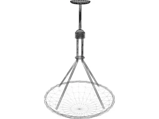 Light Modern Fixture Metropolitan 3D Model preview