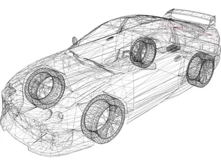 Honda Integra Type-R [Tuned] 3D Model preview