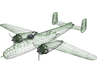 B-52 Bomber 3D Model preview