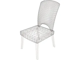 Chair Restuarant 3D Model preview