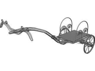Chariot Celtic 3D Model preview
