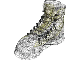 Boot Trekking 3D Model preview