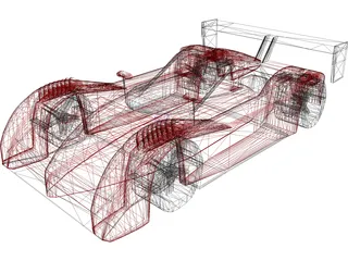 Ferrari GT 3D Model preview