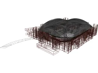 American Airlines Center Stadium [AAC] 3D Model preview