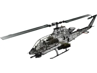 Boeing AH-64 Apache 3D Model preview