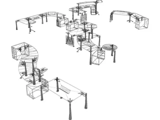 Moving Office 3D Model preview