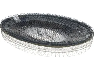Olympic Stadium (Berlin) 3D Model preview