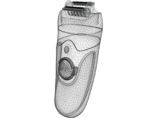 Brawn Silk Epilator 3D Model preview