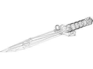 Knife 3D Model preview