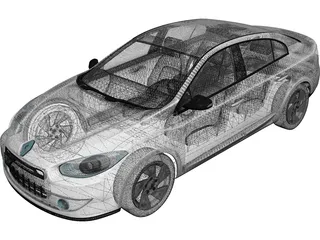 Renault Fluence (2011) 3D Model preview