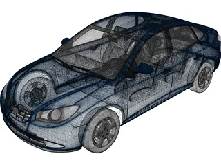 Hyundai Elantra (2011) 3D Model preview