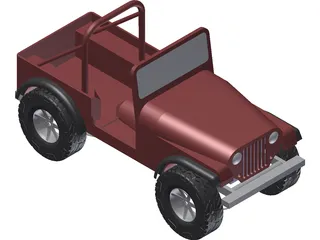 Jeep Renegade 3D Model preview