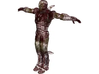 Iron Man [Rigged] 3D Model preview