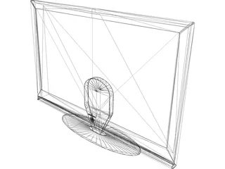 Samsung Plasma TV PS-42Q91H 3D Model preview