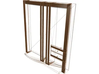 Wardrobe 3D Model preview