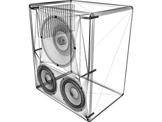 Speaker 3D Model preview