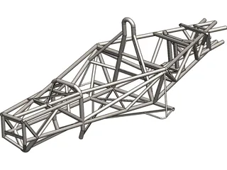 Formula Sena Frame 3D Model preview