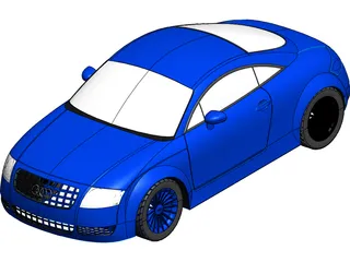 Audi TT 3D Model preview