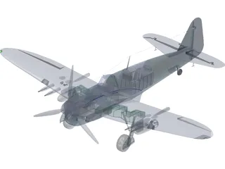 Fairey Firefly 3D Model preview