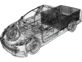Peugeot Hoggar Concept 3D Model preview