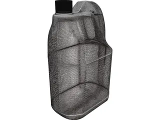 Plastic Tank 3D Model preview