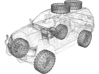 Suzuki Grand Vitara Offroad 3D Model preview