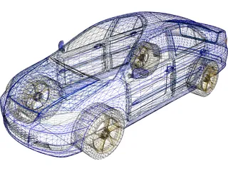 Toyota Vios 3D Model preview
