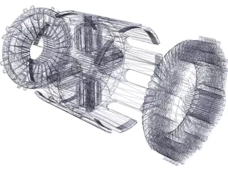 Self-Locking Differential 3D Model preview