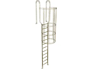 Ladder 3D Model preview