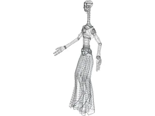 Star Wars Kaminoan 3D Model preview