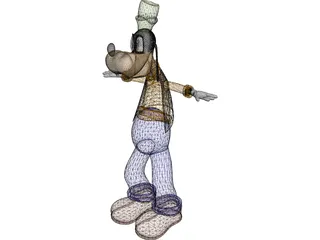 Goofy [Animated] 3D Model preview