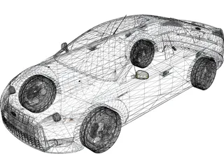 Ford Mondeo MK IV (2007) 3D Model preview