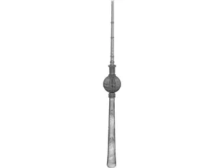 Berlin Tower 3D Model preview