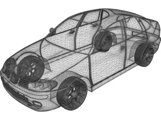 Seat Cordoba 3D Model preview