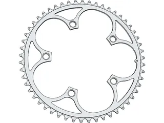 Chainring 53T 3D Model preview
