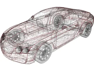 Bentley Continental GT 3D Model preview