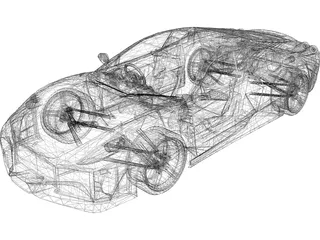 Ferrari F430 Scuderia 3D Model preview