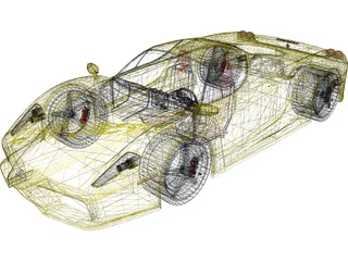 Ferrari Enzo 3D Model preview