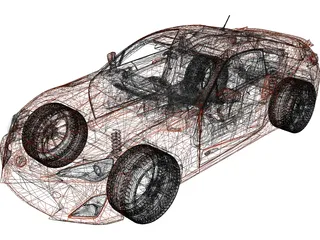 Toyota FT86 3D Model preview