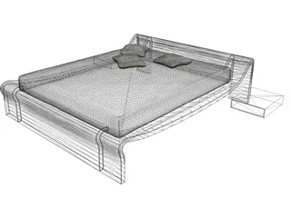 Bed 3D Model preview