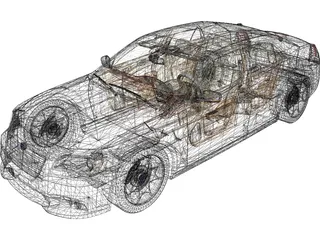 Lancia Thema (2013) 3D Model preview