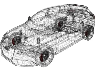 Audi RS3 8PA Sportback 3D Model preview