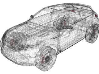 Land Rover LRX Concept (2008) 3D Model preview