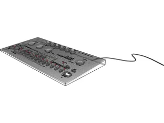 Roland TB-303 3D Model preview