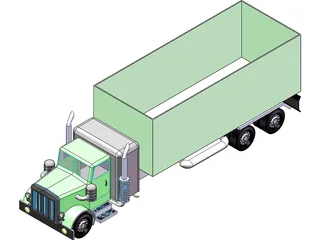 Truck 3D Model preview