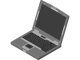 Notebook 3D Model preview