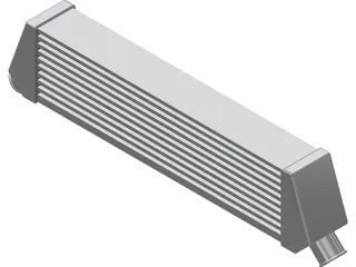 Intercooler Air-to-Air 3D Model preview