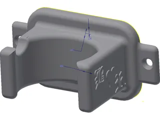 Guitar Hanger 3D Model preview