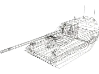 Panzer Haubitze 2000 3D Model preview